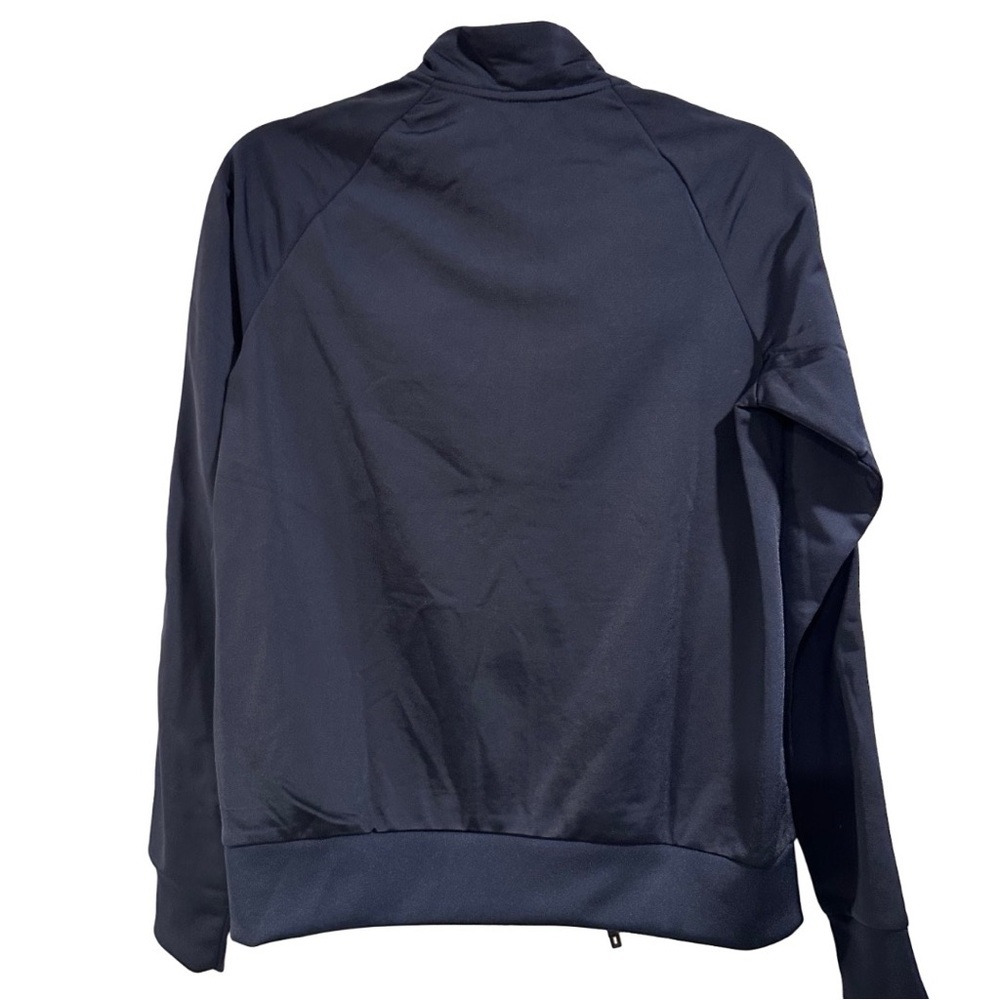 Adidas Ws Essential 3 Stripes Tricot Zip Track Jacket Pockets Raglan Small NWT - Picture 4 of 16